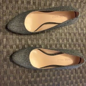 Nine West tweed heels